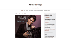 Desktop Screenshot of michaelbridgemusic.com