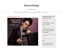 Tablet Screenshot of michaelbridgemusic.com